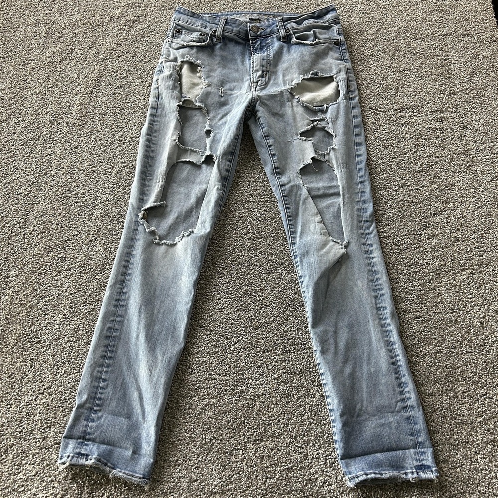 American Eagle Outfitters Extreme Flex Jeans Mens 30x30 Light Wash Slim